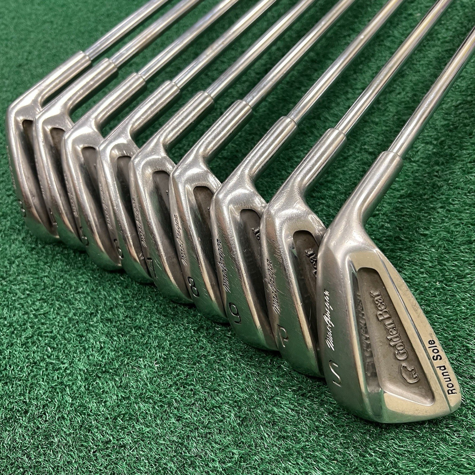 Macgregor Golden Bear Round Sole Iron Set 3-PW+SW Regular Flex Steel Right Hand