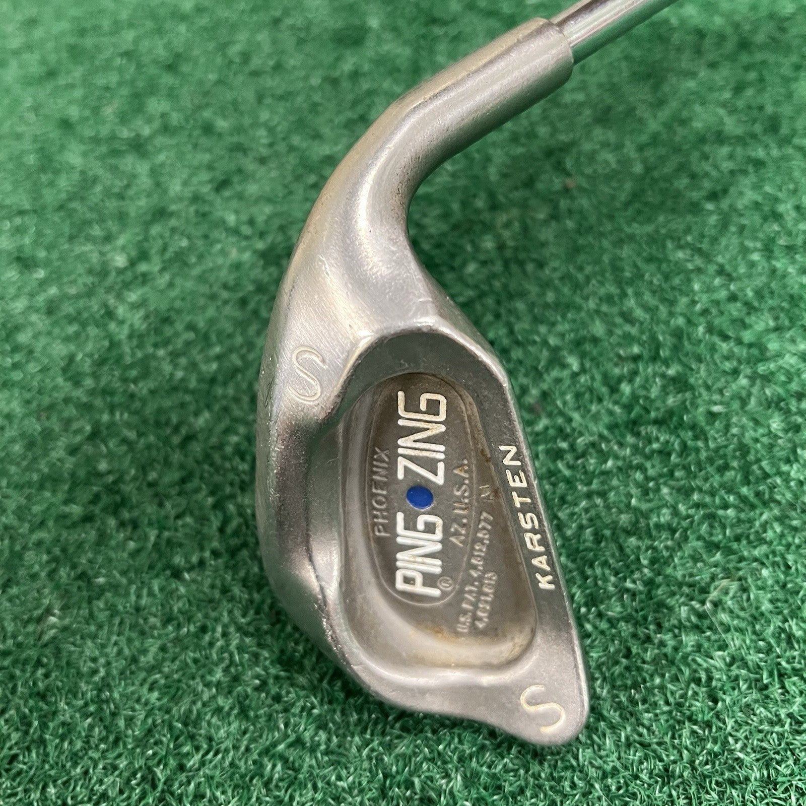 PING Zing Blue Dot Sand Wedge SW Men's Right Hand Steel Shaft KT-M MRH