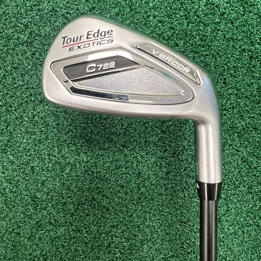 Tour Edge Exotics C722 VIBRCOR Single 7 Iron Fitting Club Standard - 2° Flat