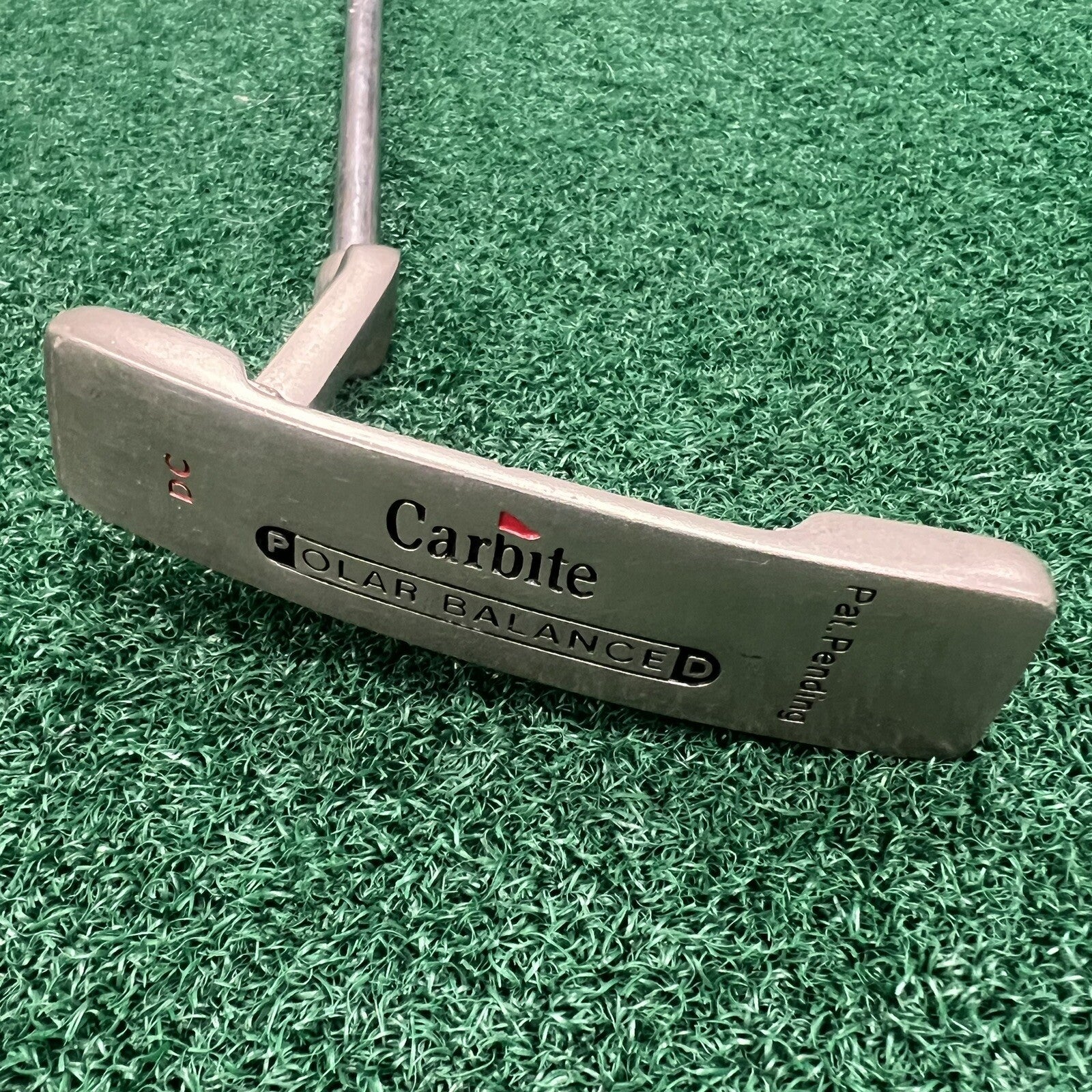 Carbite Polar Balanced DC Blade Putter Right Hand Steel Shaft NEW GRIP! 35"