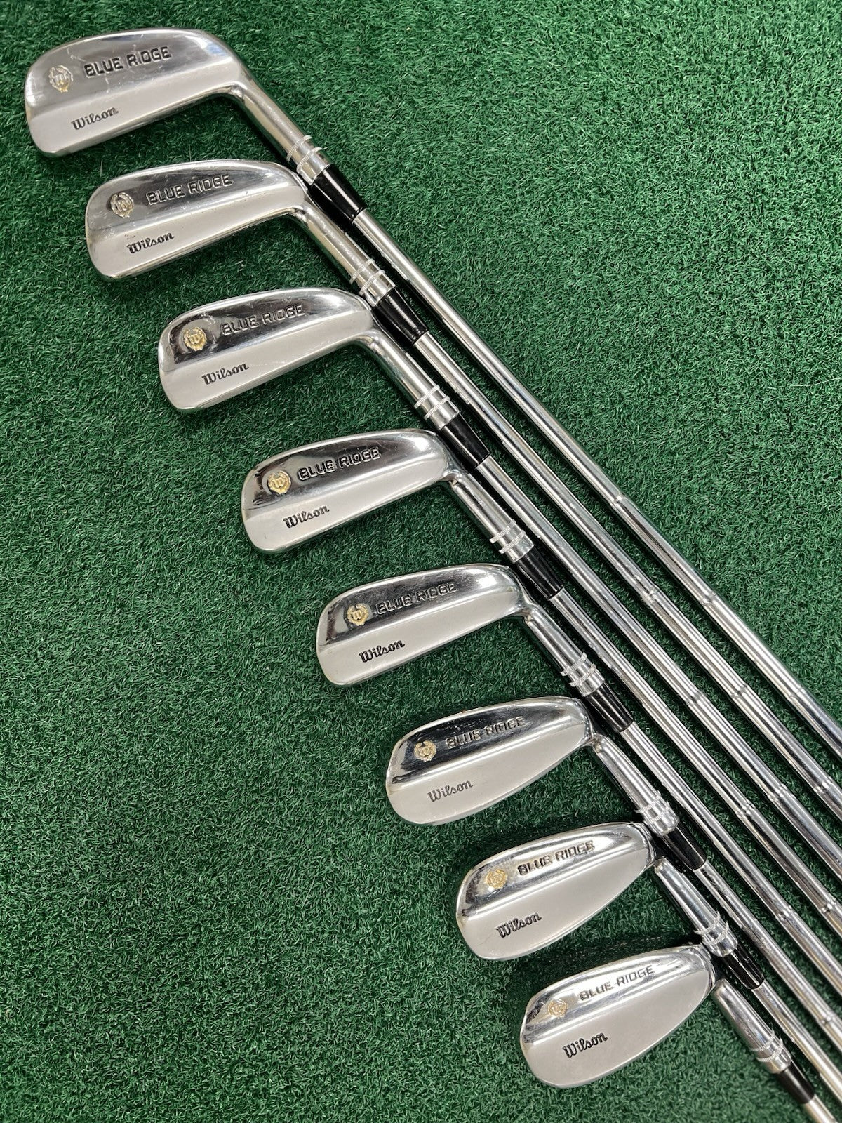 Wilson Sam Snead Blue Ridge 3-PW Iron Set Right Handed Regular Flex Steel CLEAN!