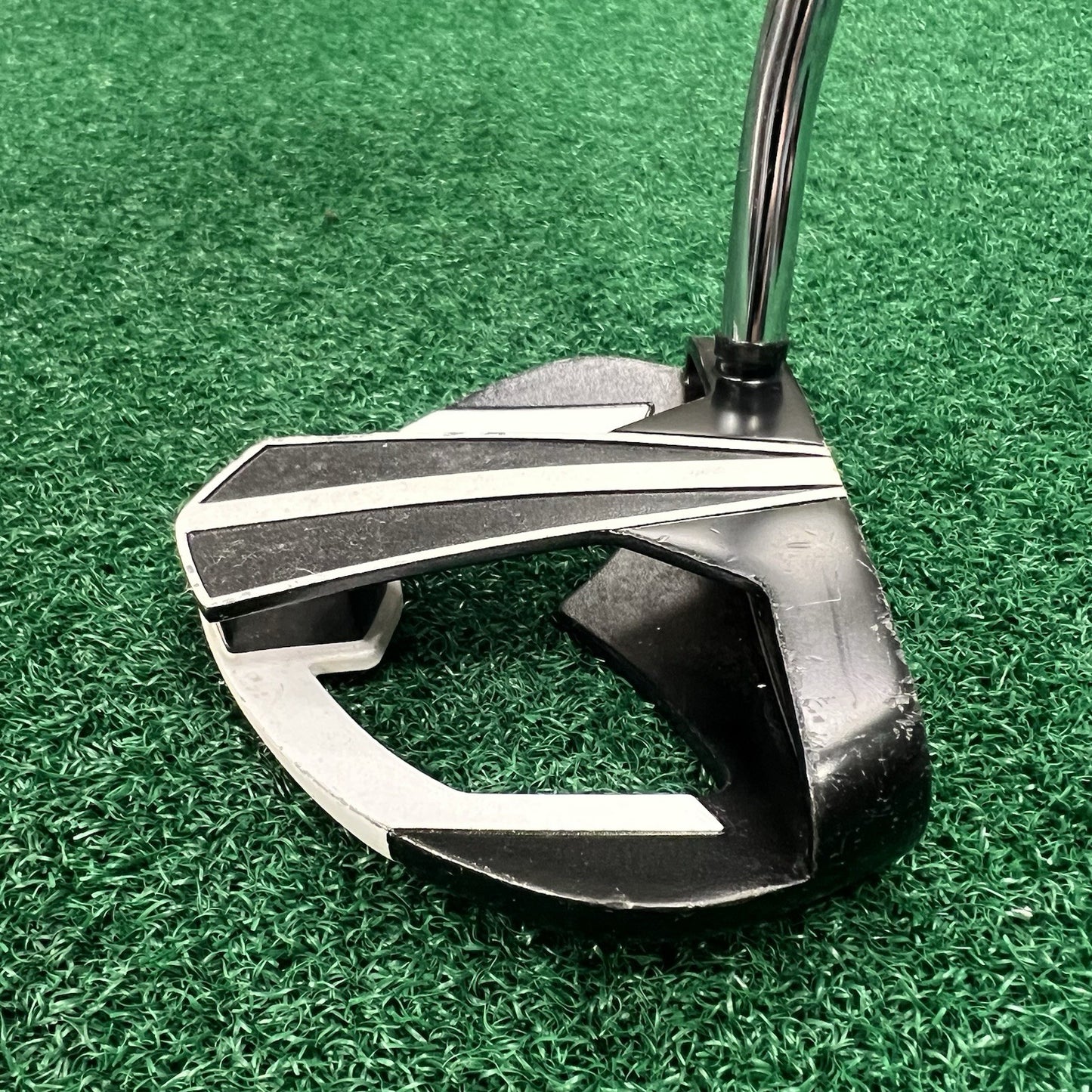 Odyssey White Ice DART Mallet Putter Right Hand 34" w/Head Cover/Weights/Wrench
