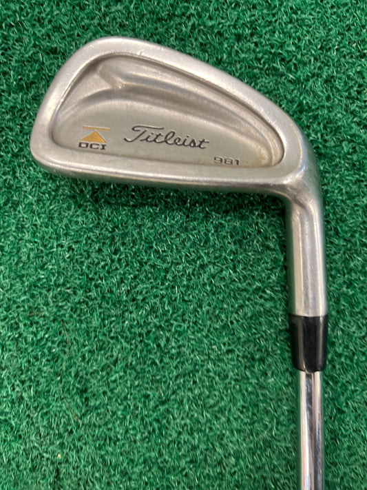 Titleist DCI 981 Gold 6 Iron TriSpec Stiff Steel Shaft Men's MRH 37.5"