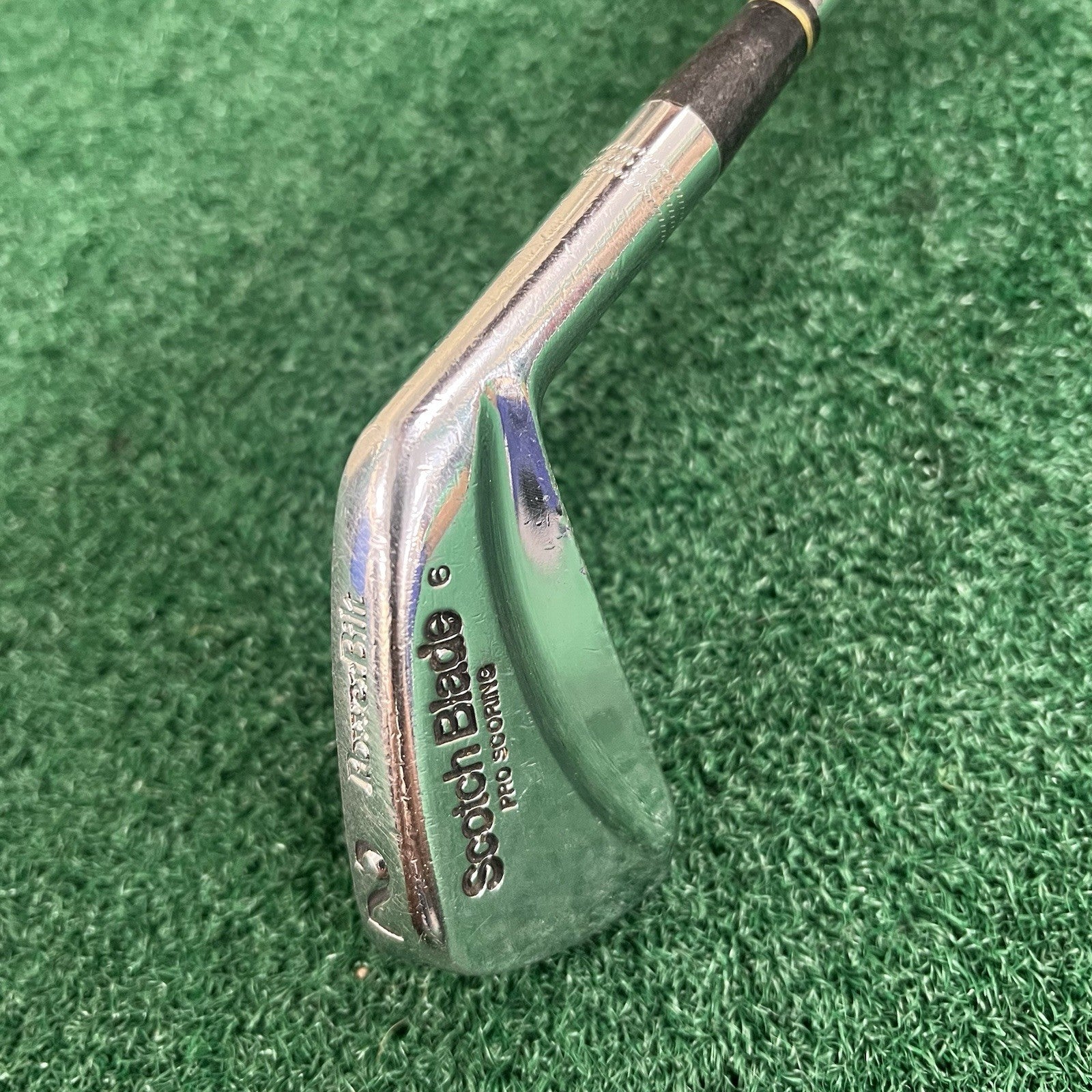 PowerBilt Scotch Blade (2) IRON Right Handed Steel Stiff Flex Steel Shaft 39.5"