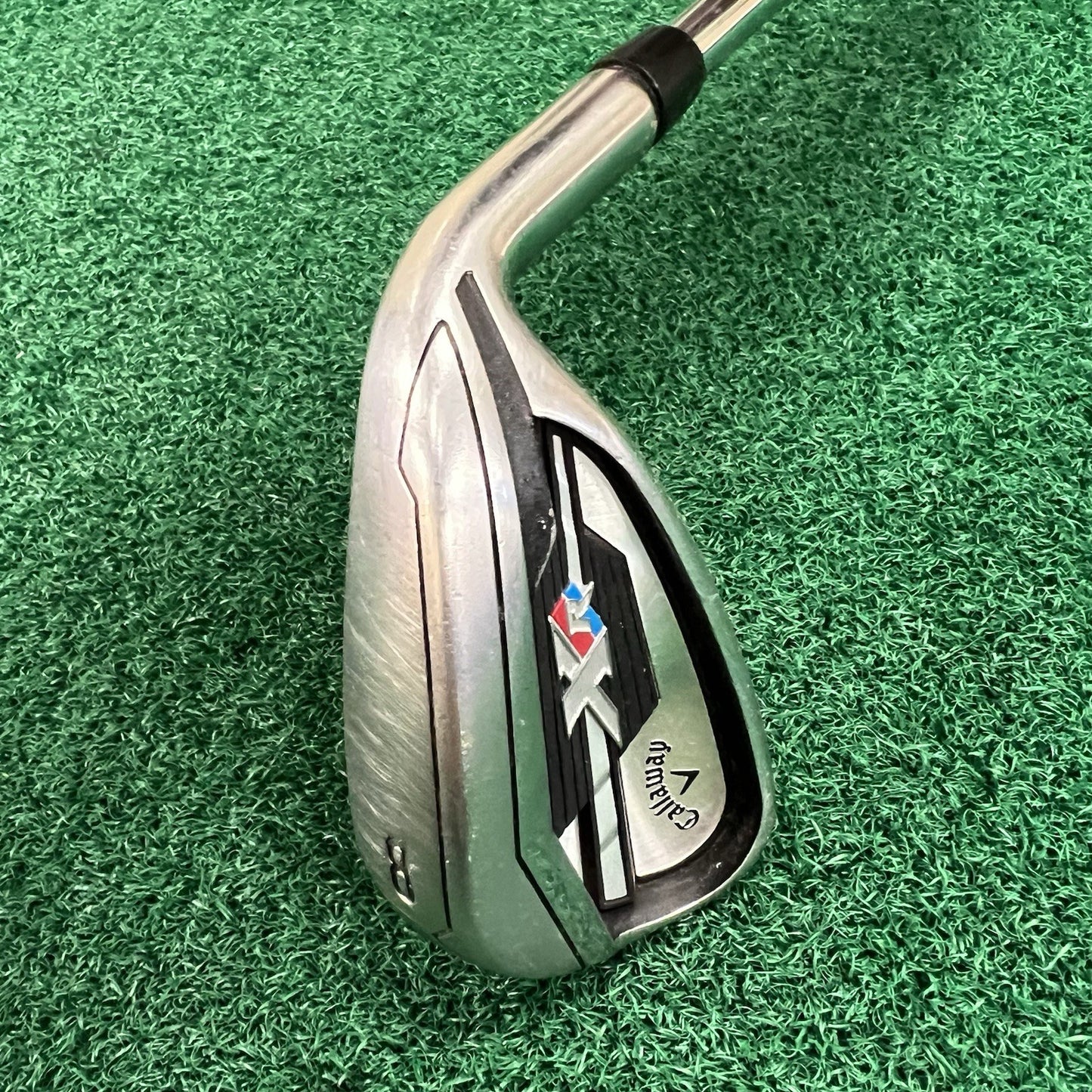 Callaway XR Single 8 Iron Stiff Flex KBS Tour V 90 Steel Shaft Men's Right Hand