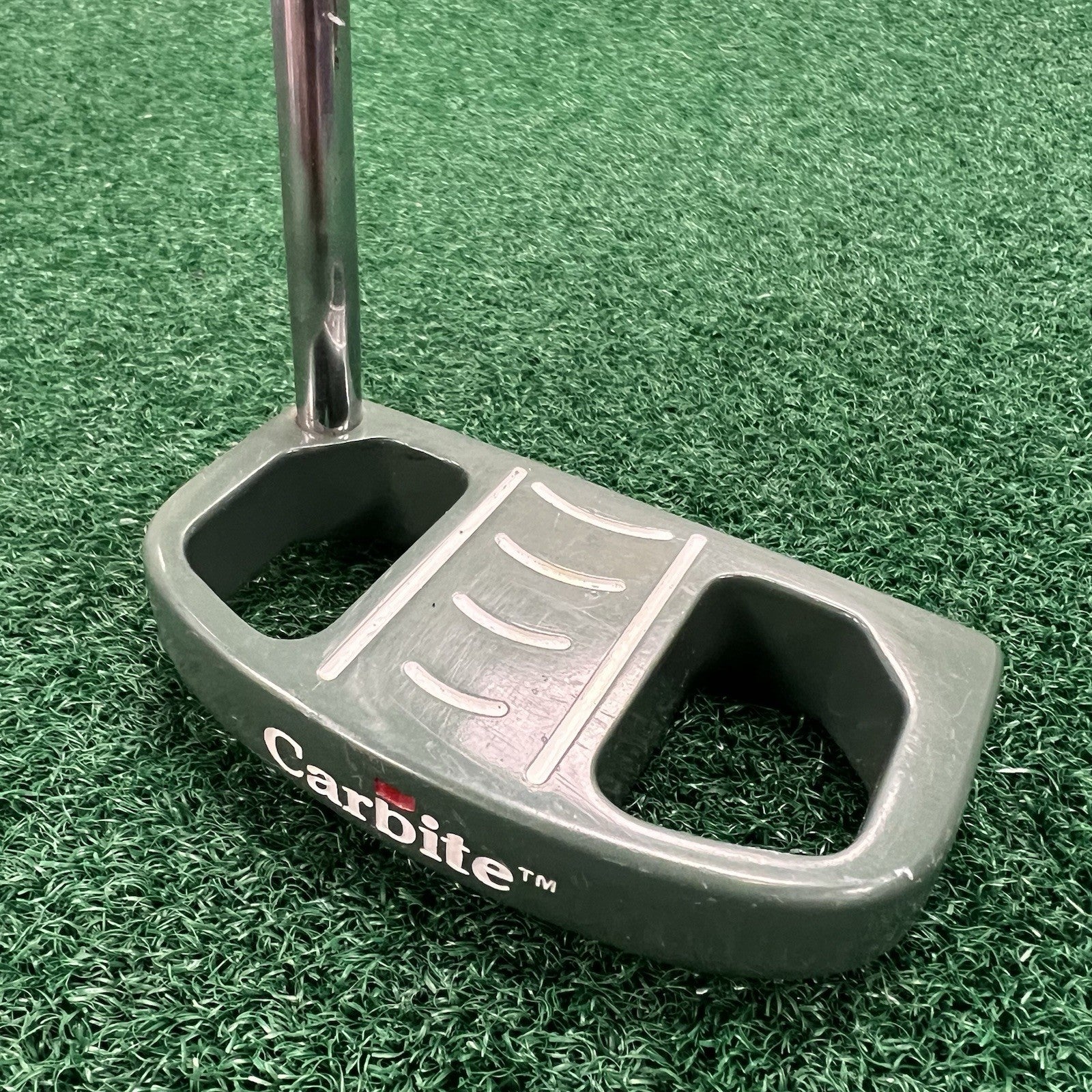 Carbite Green HC Half Mallet Putter Men's Right Hand Steel Shaft New Grip!