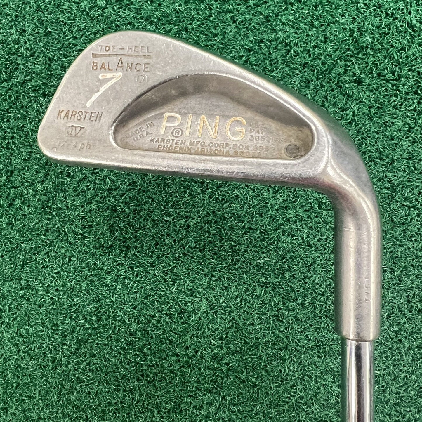 Ping Karsten IV Single 8 Iron Men's Right Hand Black Dot Steel Shaft ZZ Lite