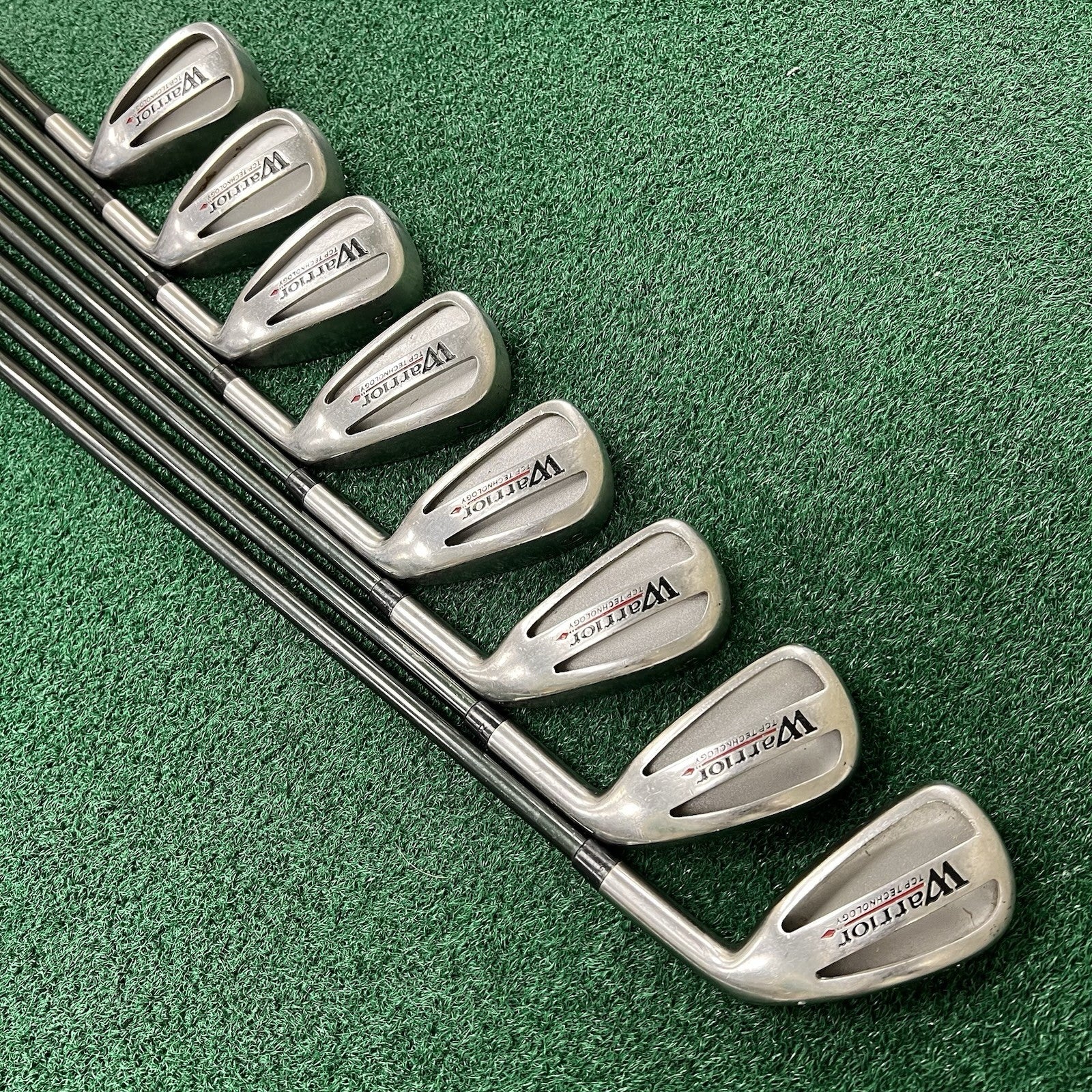 Warrior TCP Iron Set 3-PW MRH Regular Flex Graphite Similar to NIKE Slingshot