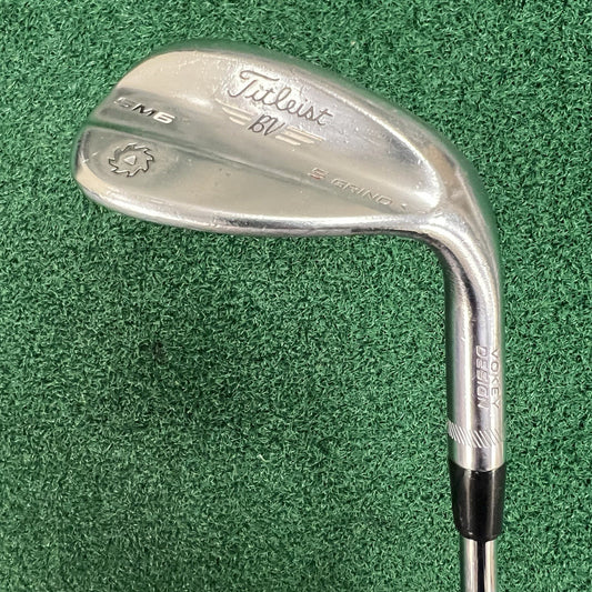 Titleist Vokey SM6 Tour Chrome Wedge 60°-10 S-Grind Wedge Flex Steel Shaft MRH
