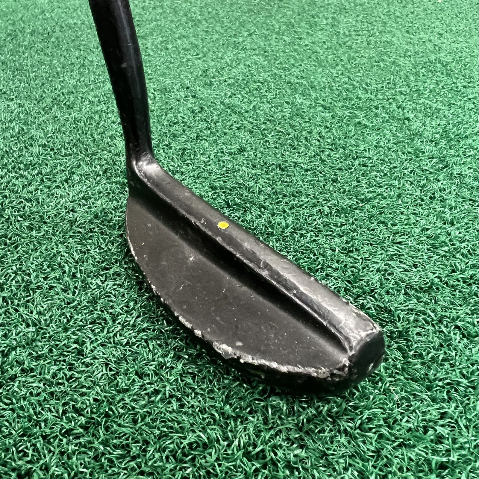 Vintage Black Slotline Heel Shafted Right Handed Putter Blade 36" MRH