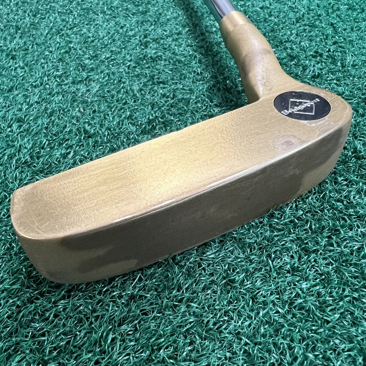 Bridgeport #3 U.S.A Warrior Brass Blade Golf Putter Men's Right Hand Vintage