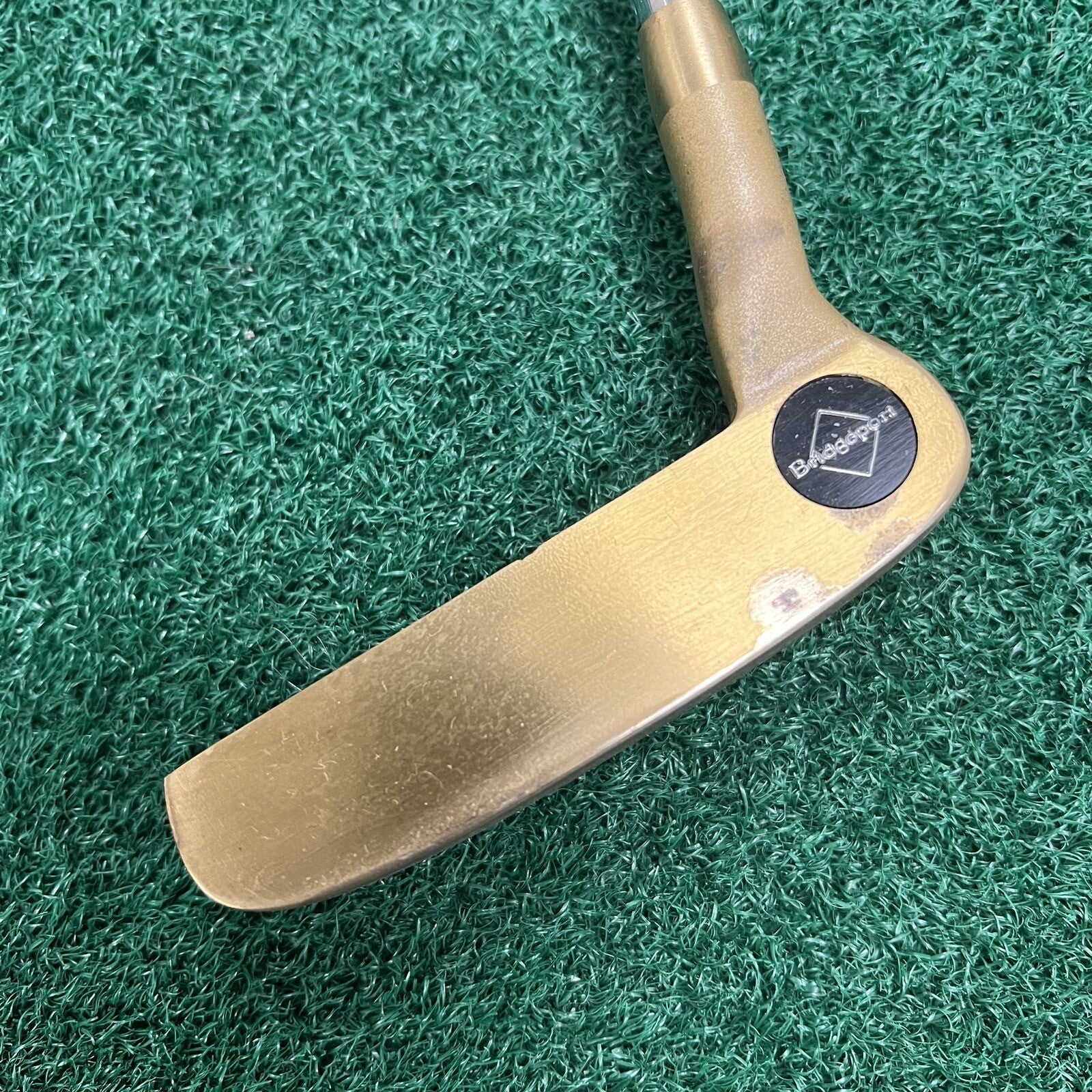 Bridgeport #3 U.S.A Warrior Brass Blade Golf Putter Men's Right Hand Vintage
