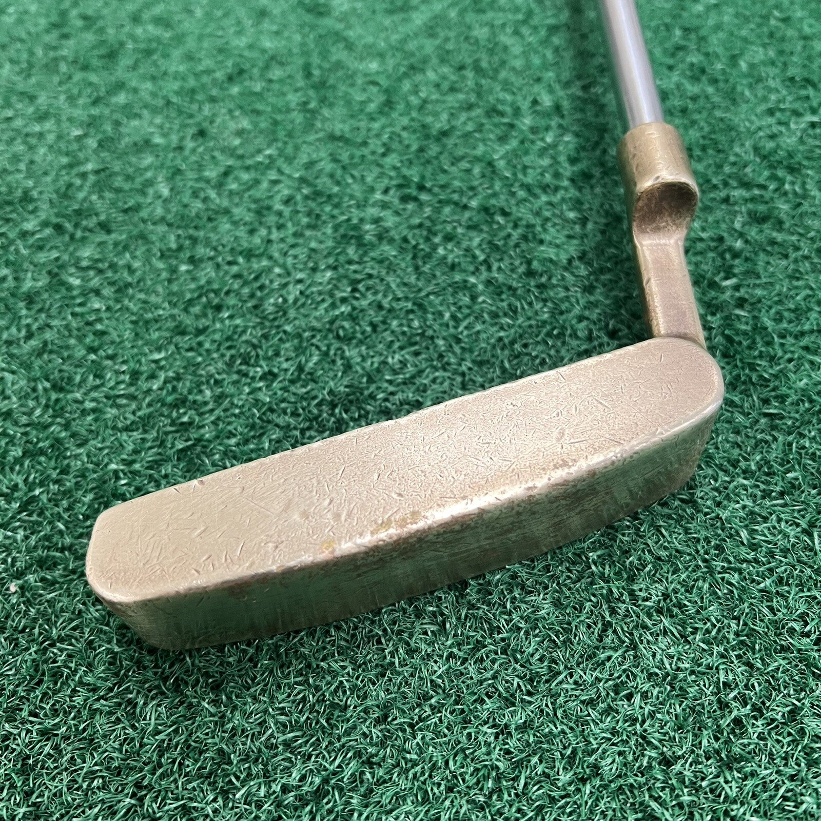 PING L Blade Bronze Heel Shafted Putter 34” Golf Club Right Handed Steel Shaft