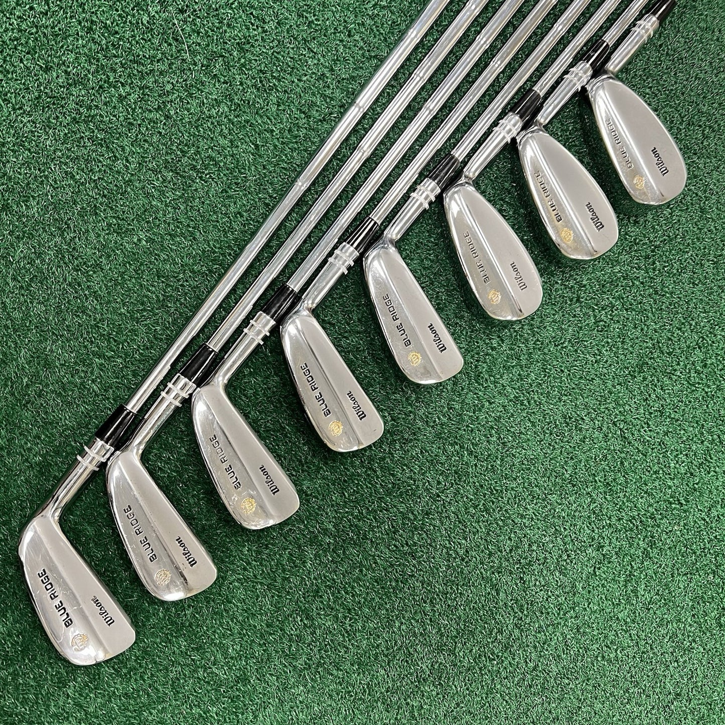 Wilson Sam Snead Blue Ridge 3-PW Iron Set Right Handed Regular Flex Steel CLEAN!