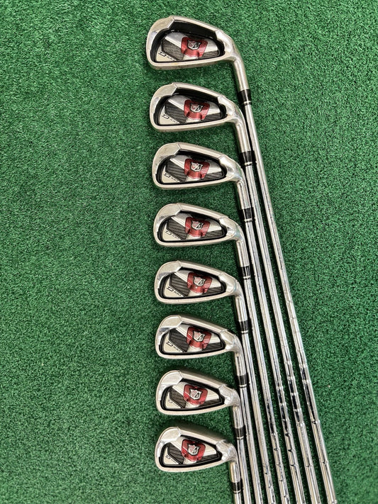 Wilson Staff D100 Iron Set 4-PW+GW Men's Right Hand Regular Flex Steel Shafts