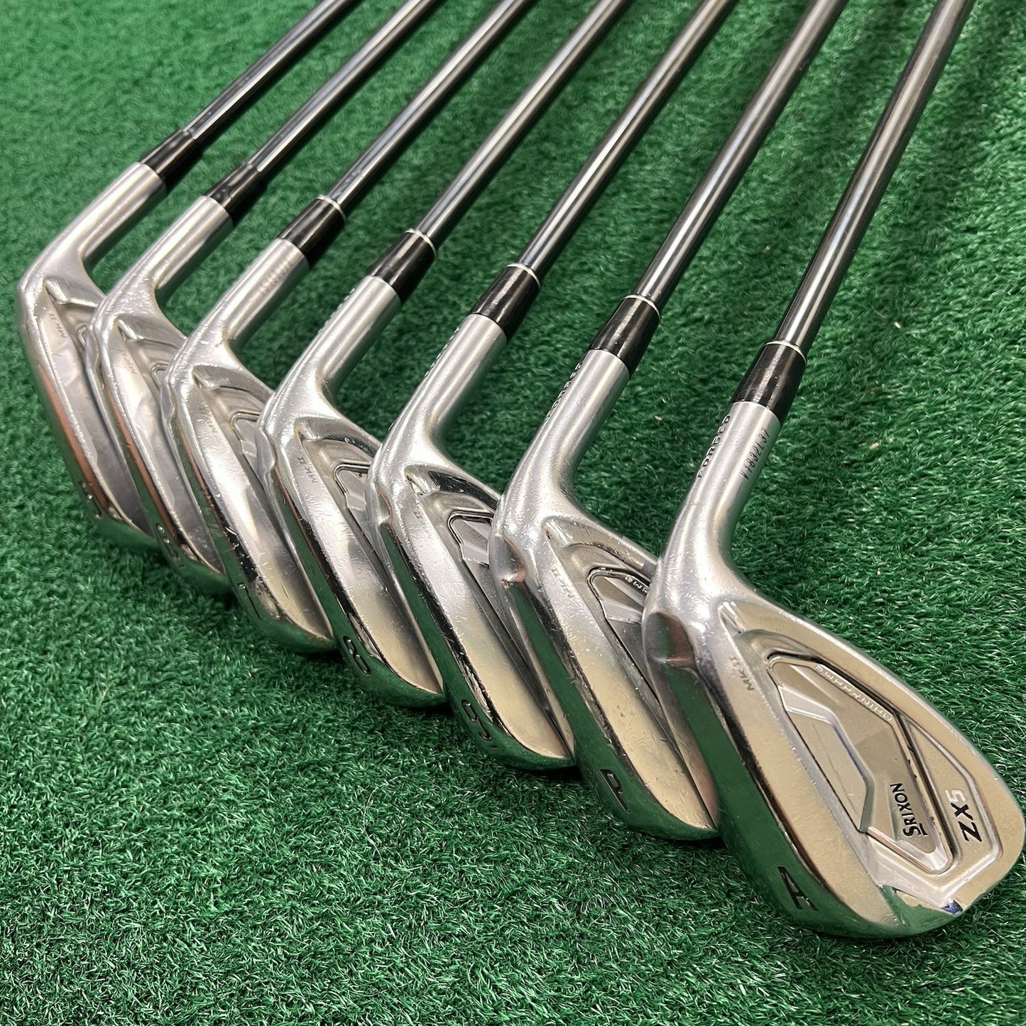 Srixon ZX5 MK-II Iron Set 5-PW+AW Right Hand Regular F3 Flex Graphite Shafts