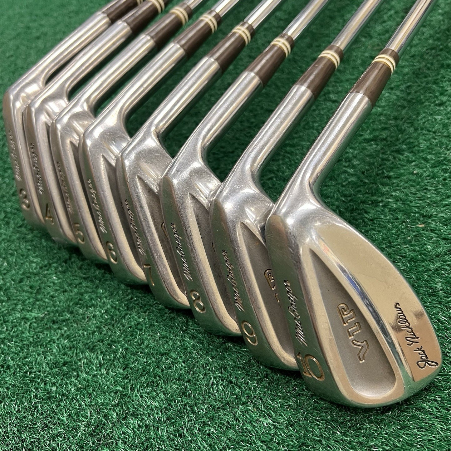 Rare Vintage MacGregor VIP Jack Nicklaus 3-PW MRH Medium Flex Steel Shafts