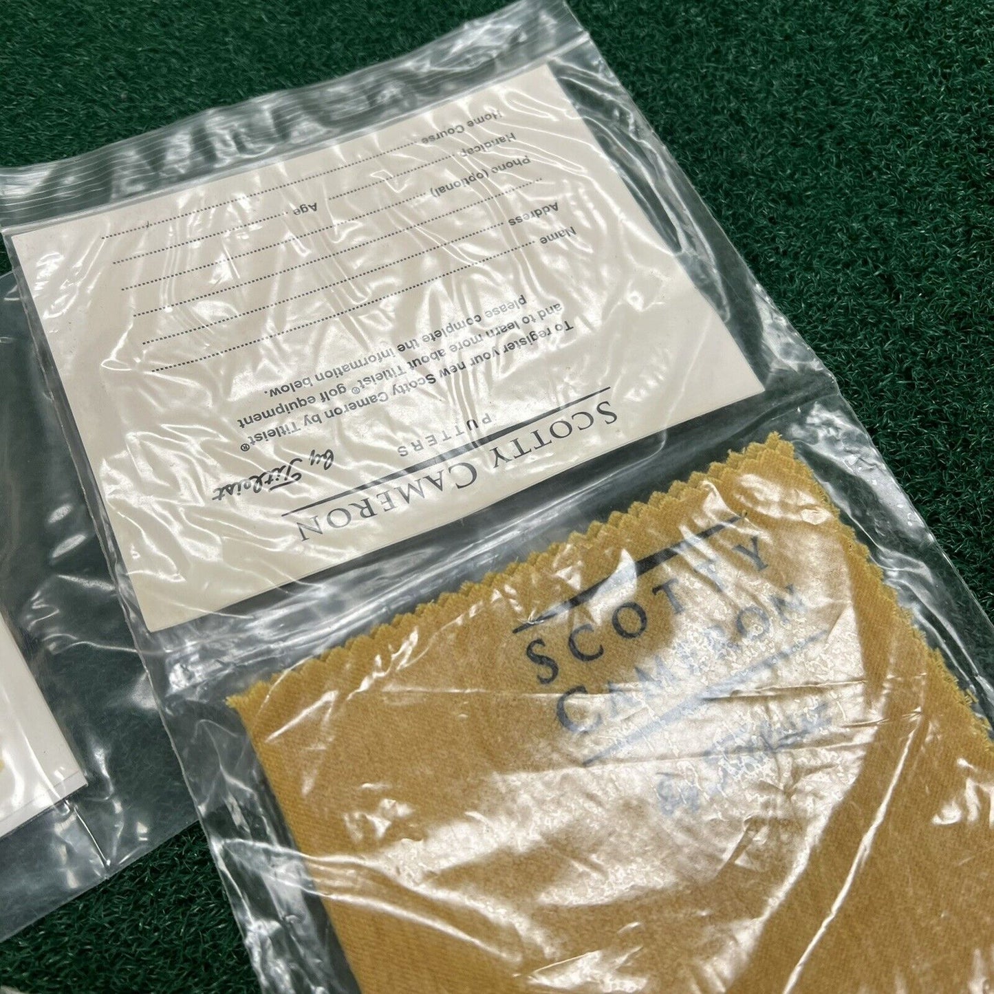 Lot of 9 Titleist Scotty Cameron/Titleist Putter Cleaner Oil Cloth BRAND NEW!
