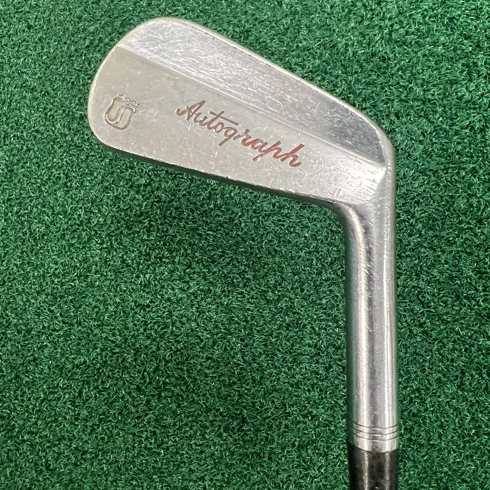 Vintage Spalding Autograph Single 2 Iron Blade MRH Steel Shaft Stiff Flex 39"