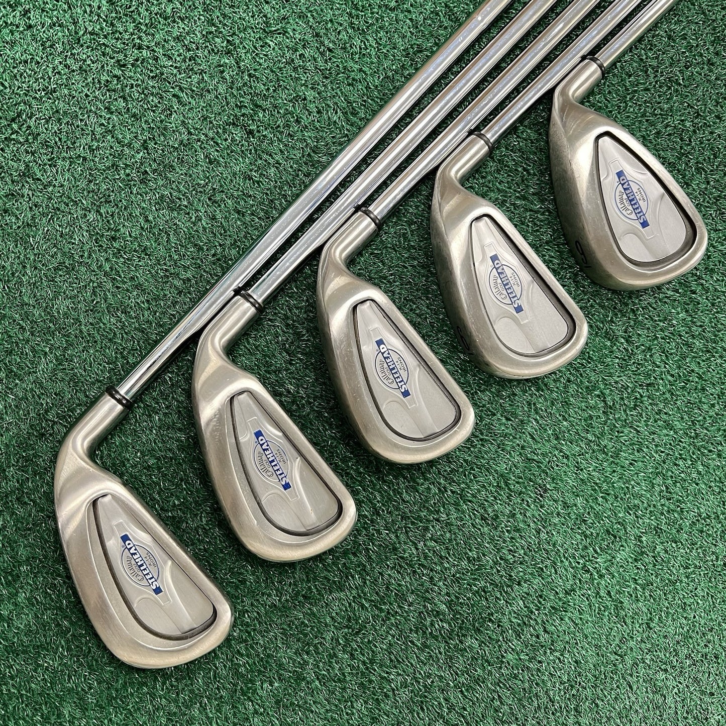 Callaway X-14 Partial Iron Set 3-4-5-6-9 Irons Men's Right Hand Uniflex Steel