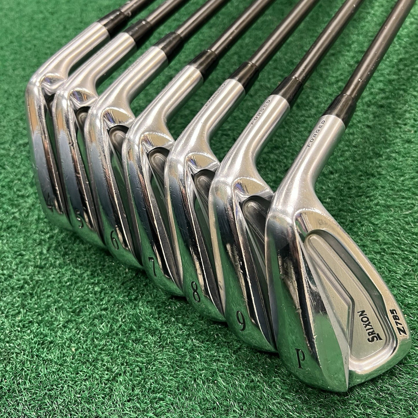 Srixon Z785 Iron Set 4-PW Men's Right Hand KBS Tour Stiff Flex Black Steel Shaft