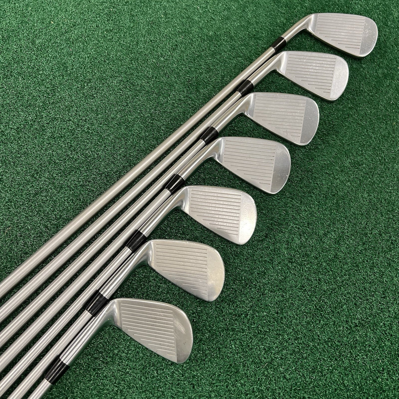 Mizuno MP18 COMBO Iron Set MRH 4-PW X-Stiff KBS C-Taper 130 X Steel Shafts +3/4"