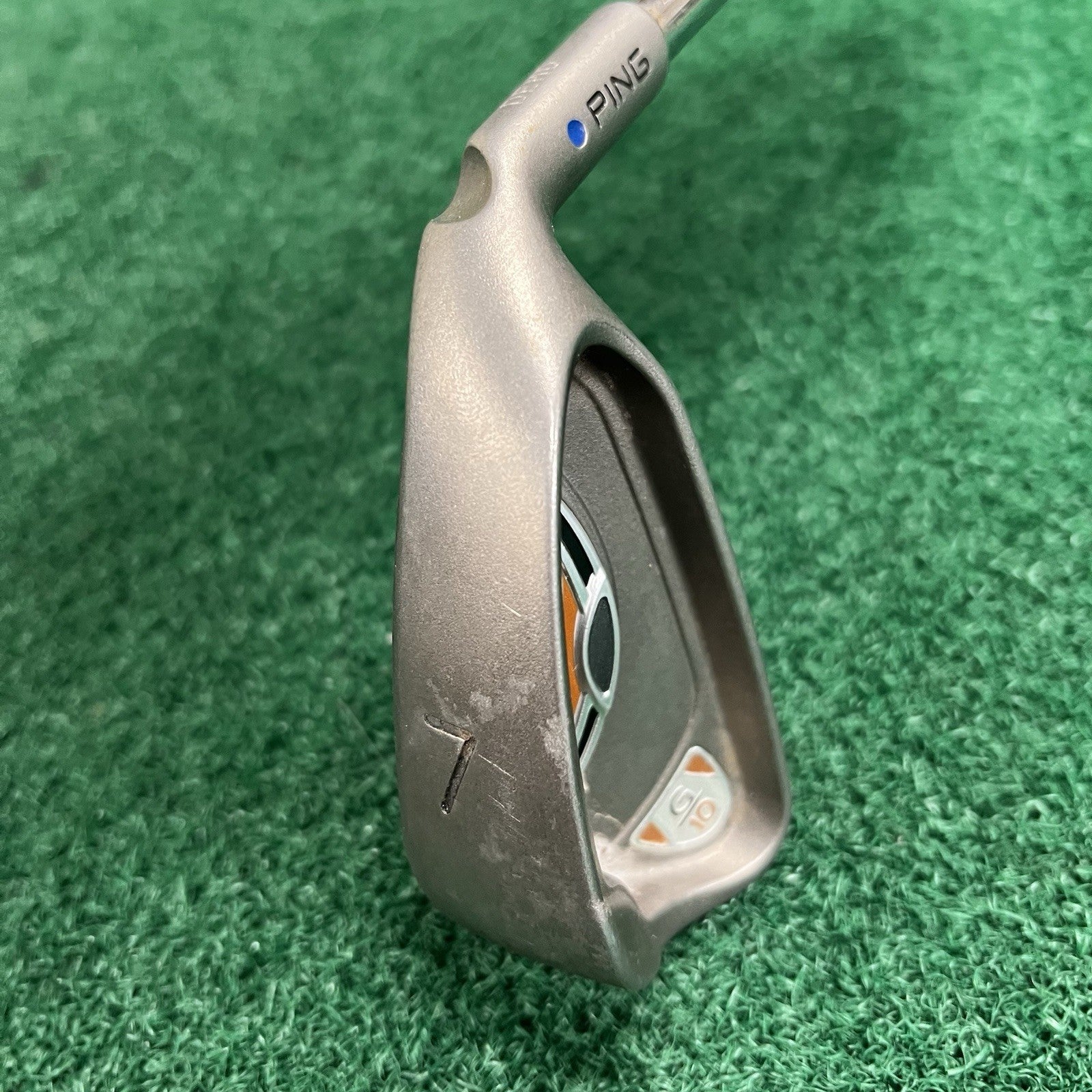 PING G10 Golf Club Blue Dot # 7 Iron Regular Flex Steel Shaft Men's Right Hand