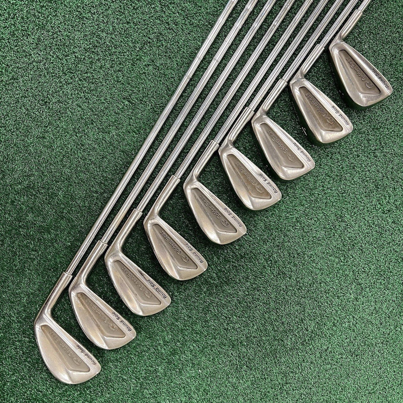 Macgregor Golden Bear Round Sole Iron Set 3-PW+SW Regular Flex Steel Right Hand