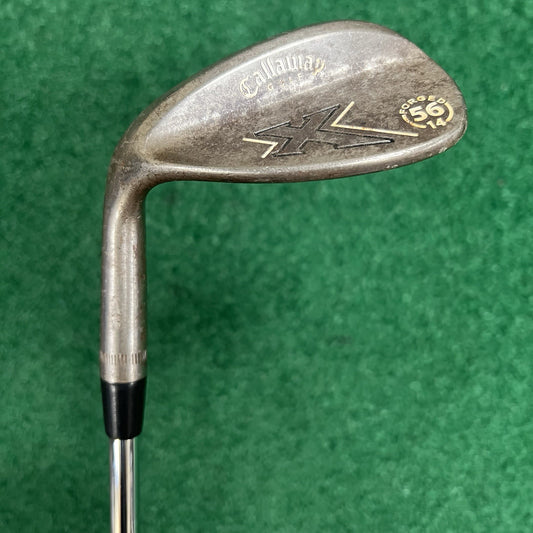 Left Handed Callaway X Forged 56-14° Wedge Flex Steel Golf Club MLH Raw