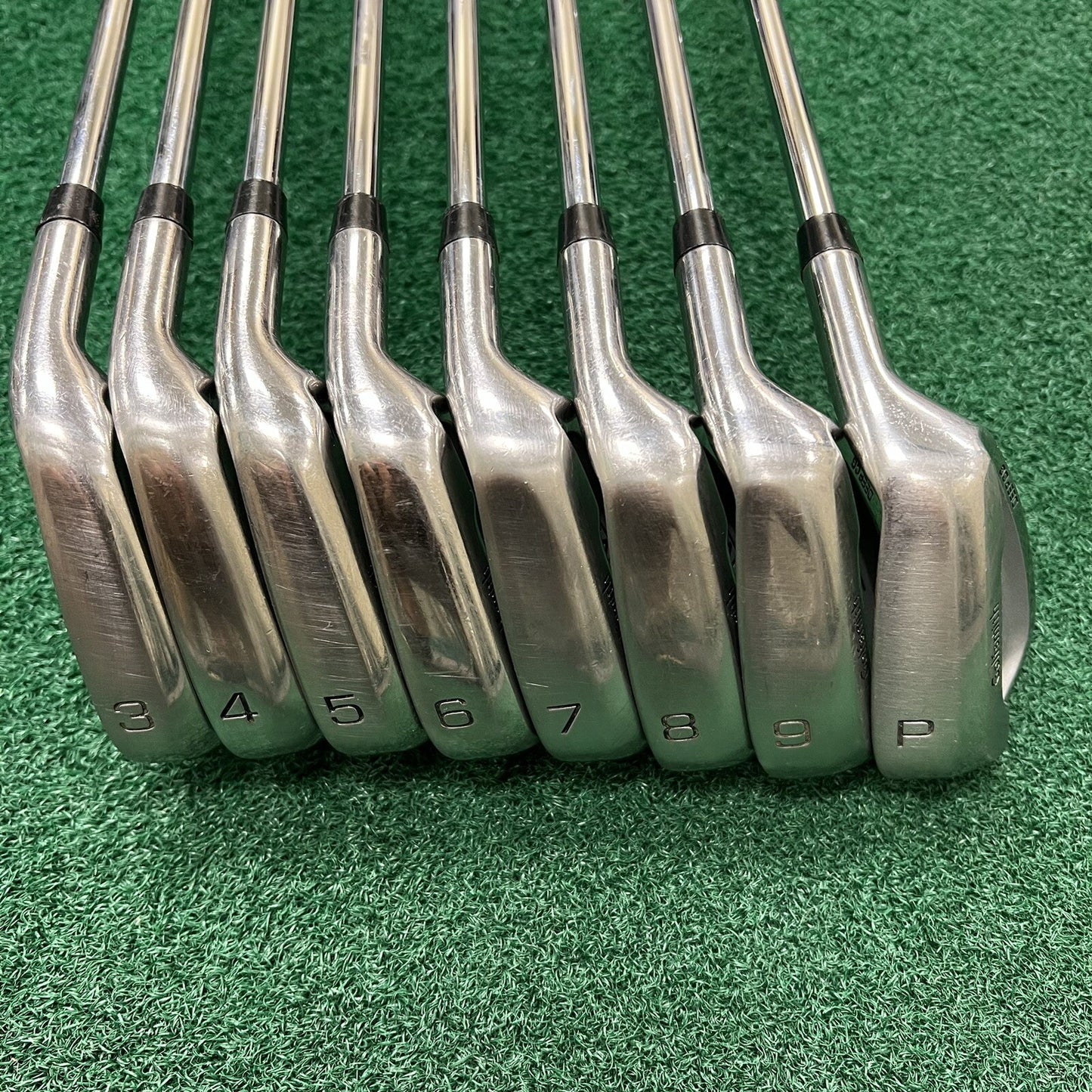 GOLFSMITH 400CM Complete Iron Set 3-PW MRH Stiff Flex S300 Steel Shafts RARE!