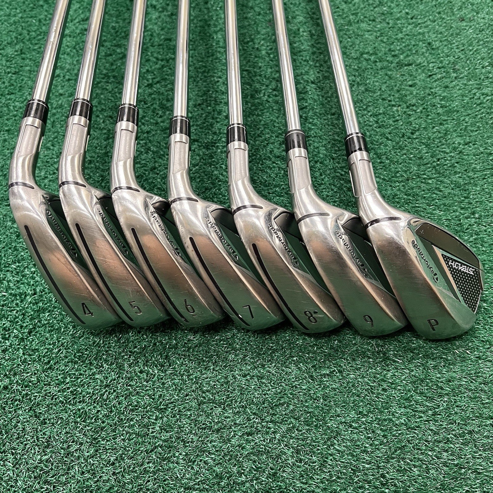 TaylorMade Stealth Iron Set 4-PW Regular Flex Steel KBS Max MT R85 Shafts MRH