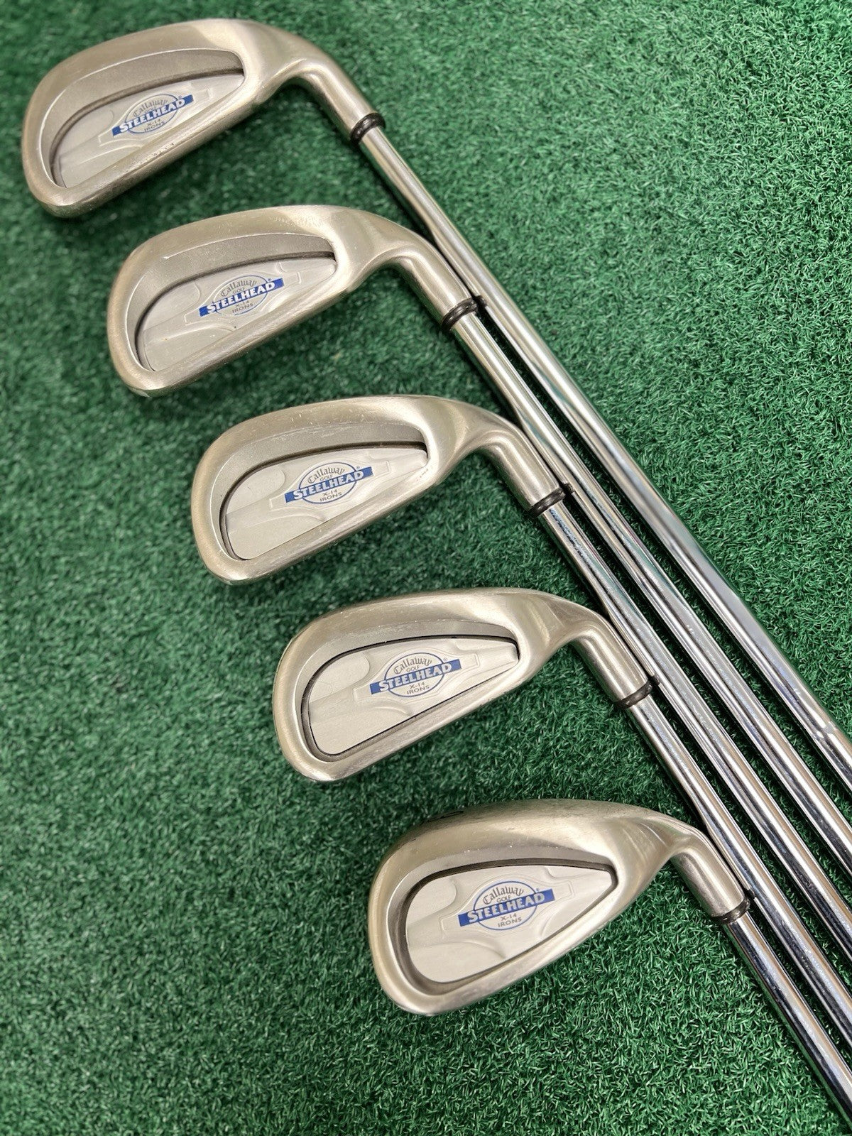 Callaway X-14 Partial Iron Set 3-4-5-6-9 Irons Men's Right Hand Uniflex Steel