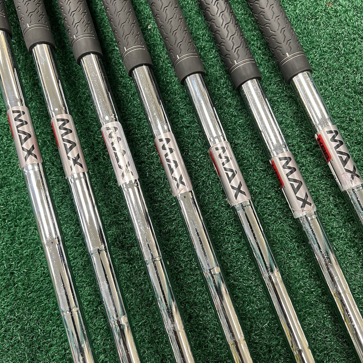 Taylormade M4 Iron Set 5-PW+AW Men's Right Hand Regular Flex KBS Steel Shafts