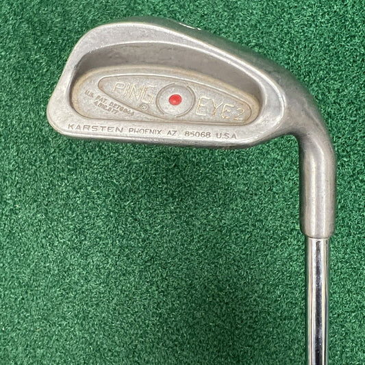 Ping Eye 2 Single 9 Iron Red Dot 1° Flat Karsten ZZ-Lite Stiff Steel Mens RH