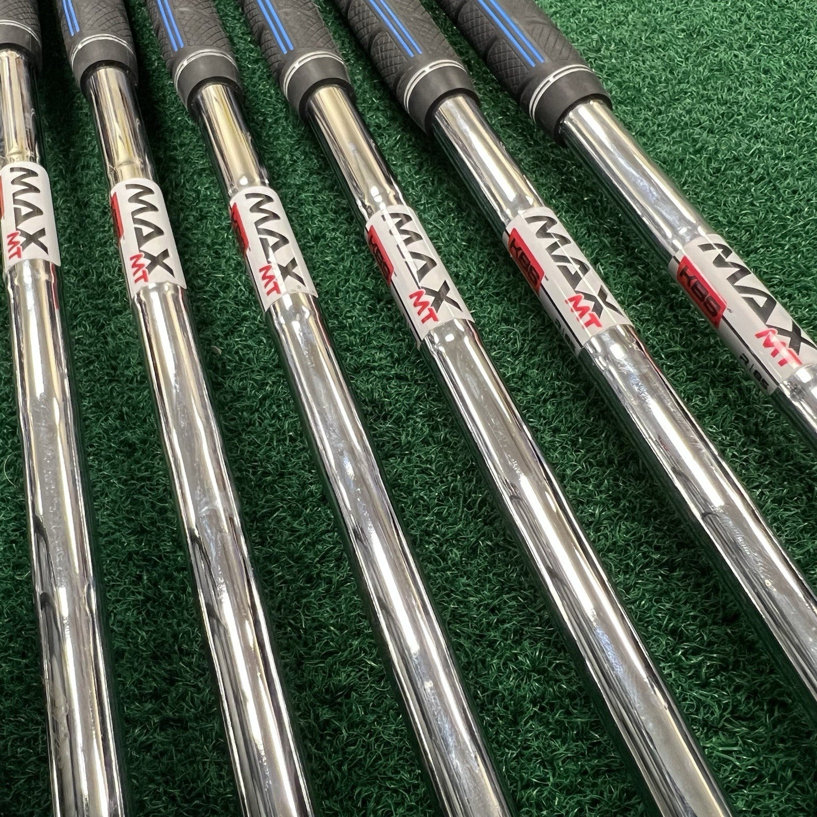 TaylorMade Stealth Iron Set 4-PW Regular Flex Steel KBS Max MT R85 Shafts MRH