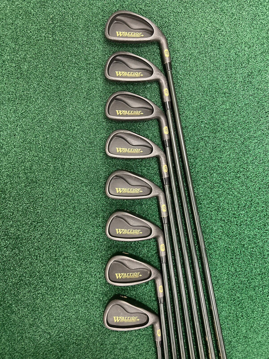 Warrior TCP Technology Black Gunmetal Iron Set 3-PW MRH Regular Flex Graphite
