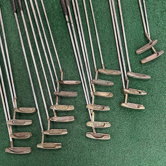 Lot of 21 Vintage Assorted PING Putters Right/Left Handed Pal, Anser, ZING, ETC.