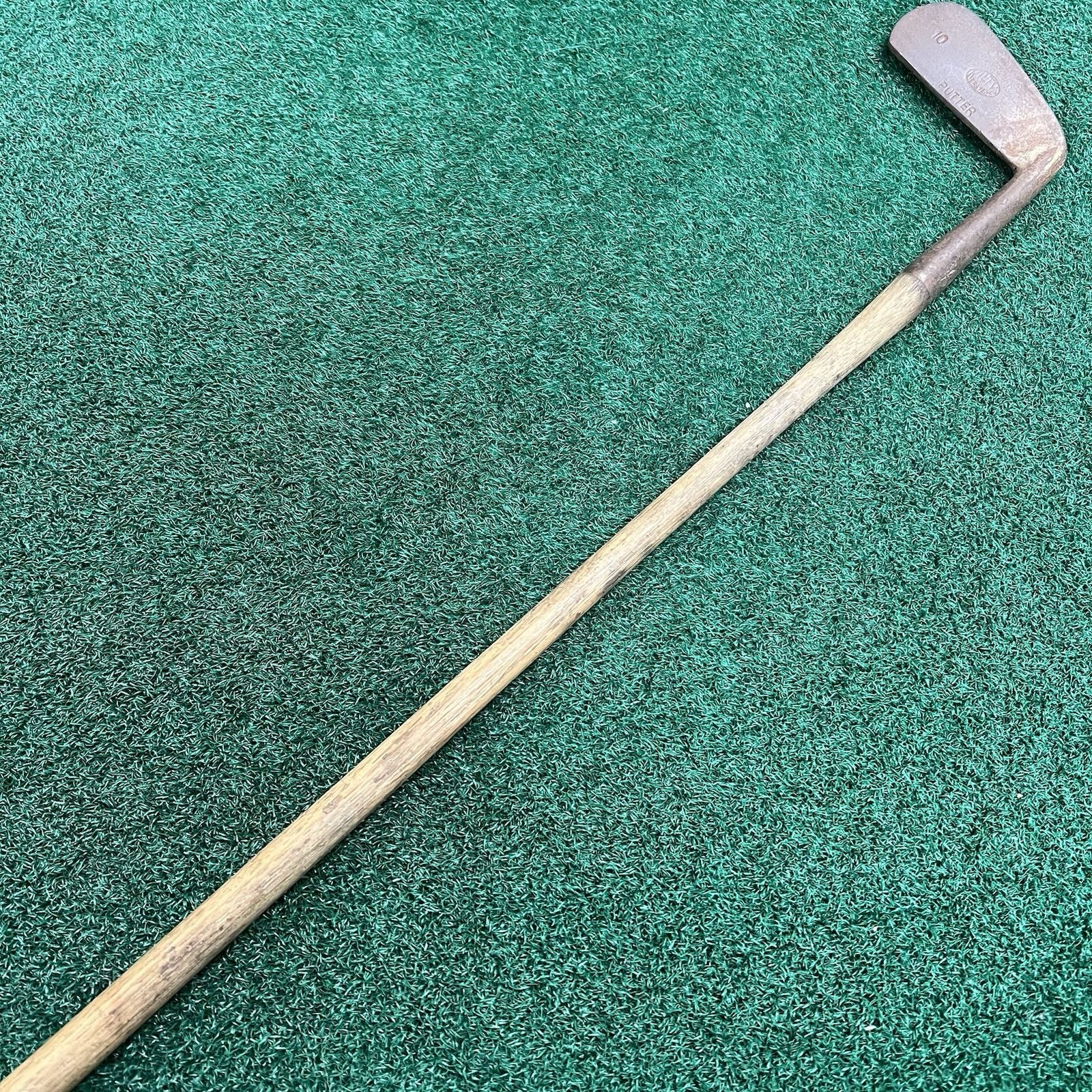 Kilty Kersten 10 Iron Chromium 2 Hickory Shafted Putter 34" Vintage 1920's