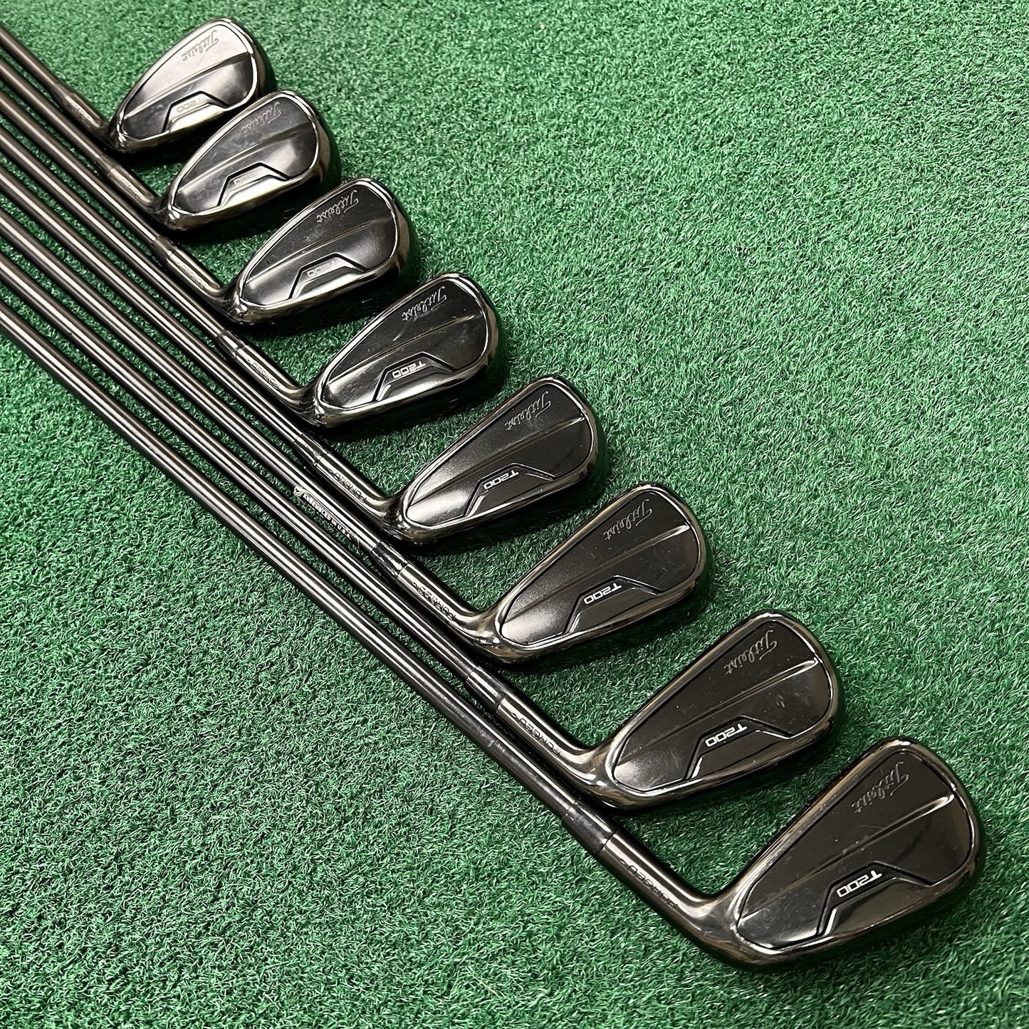 Titleist T200 Black Onyx Iron Set 4-PW+48° MRH Extra Stiff Project X LZ Steel
