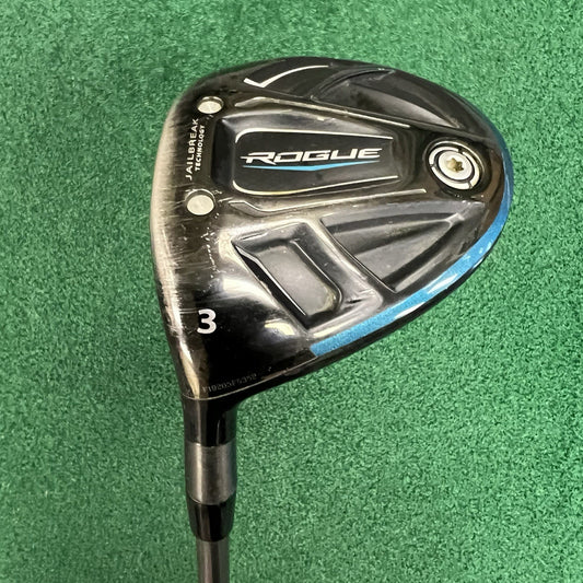 Callaway Rogue #3 Fairway Wood Men's LEFT Hand Regular Flex Synergy Graphite
