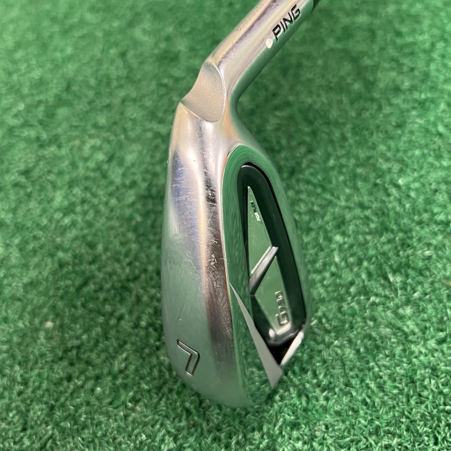 PING G730 Single Iron 7 Iron White Dot Graphite Regular Flex Shaft +1" Length RH