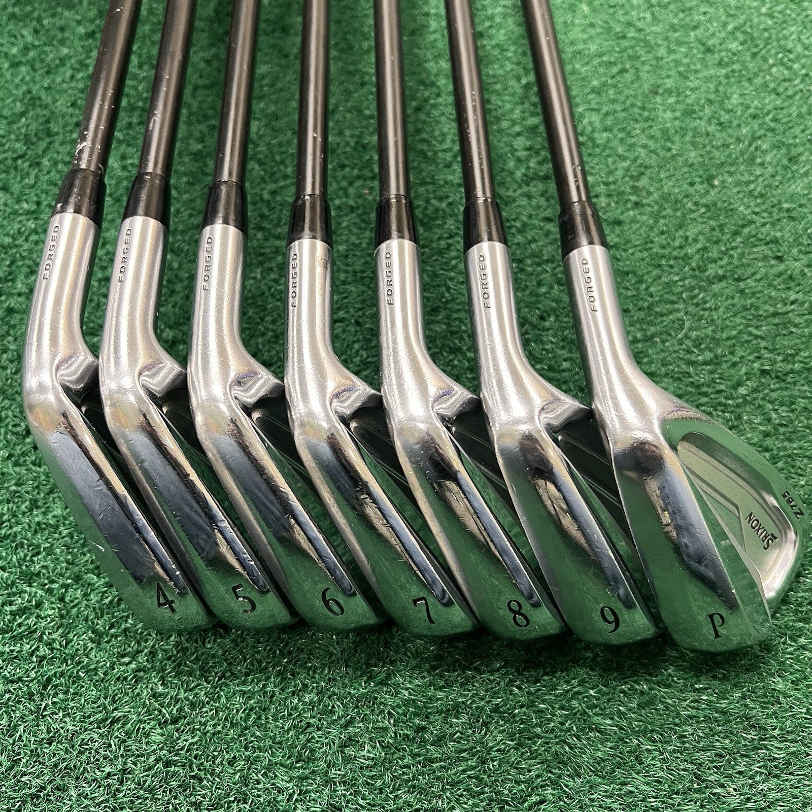 Srixon Z785 Iron Set 4-PW Men's Right Hand KBS Tour Stiff Flex Black Steel Shaft