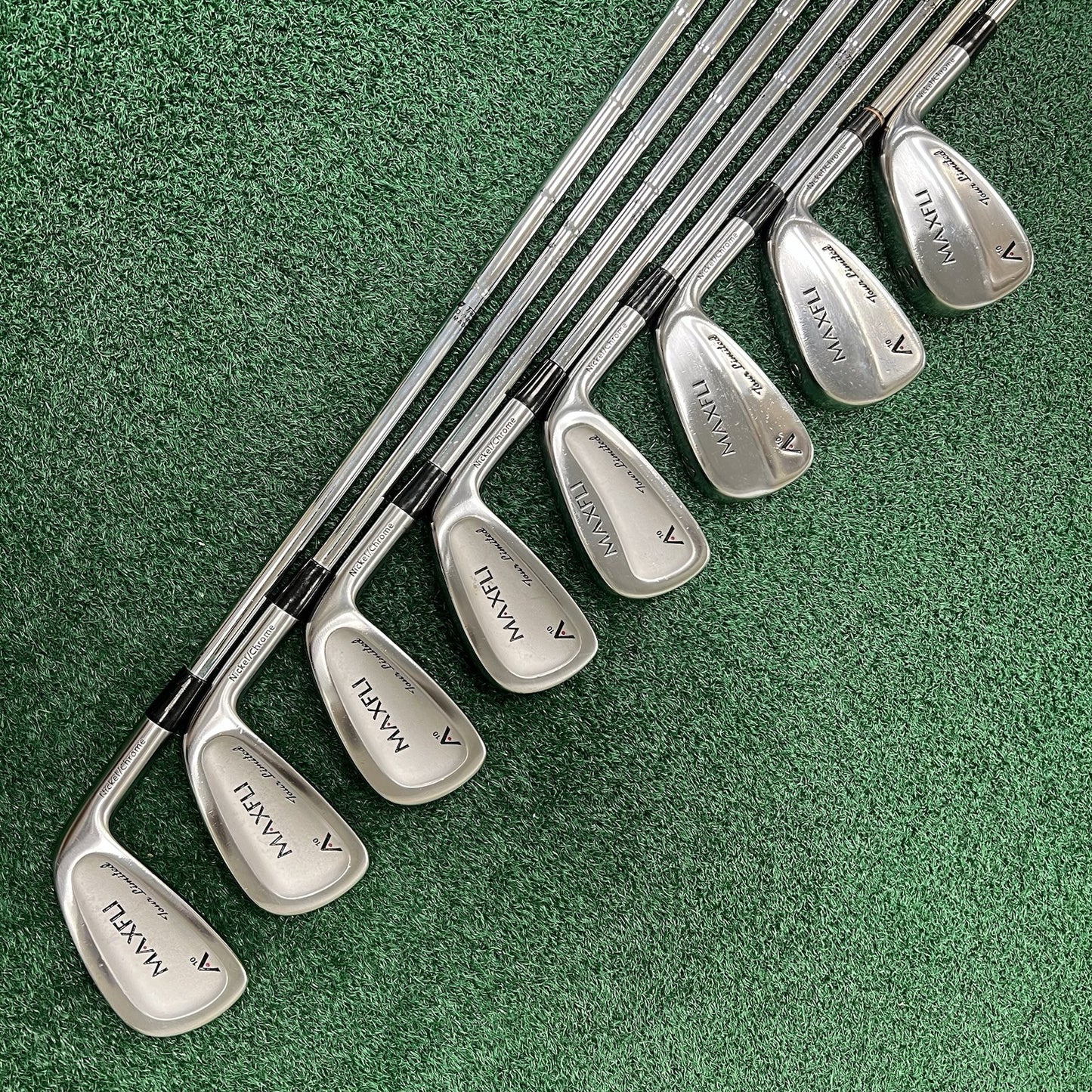 Maxfli A10 Tour Limited Combo 3-PW Iron Set MRH Stiff Flex Steel Shafts CLEAN!