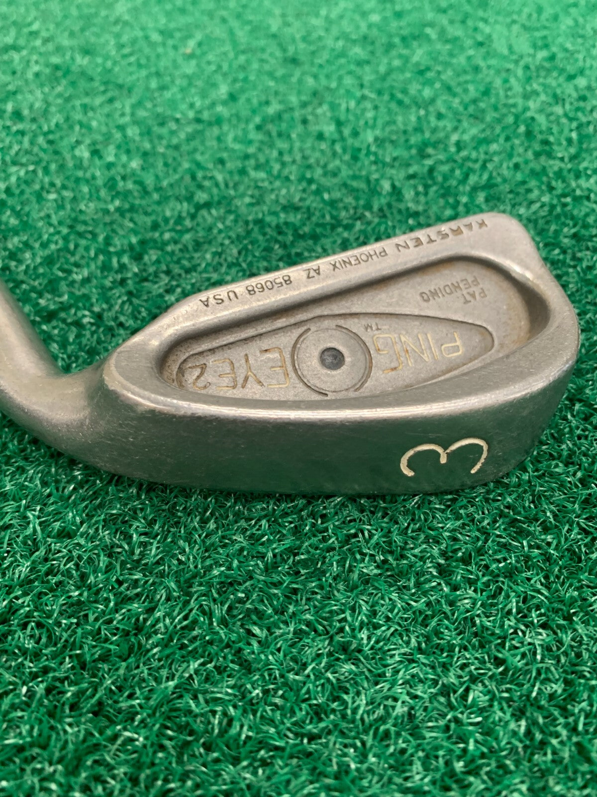 Ping Eye 2 Black Dot Single 3 Iron MRH Ping Steel Shaft 39"