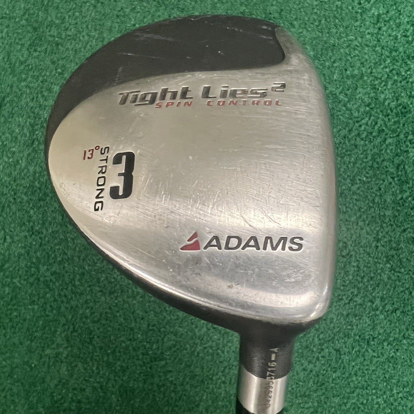 Adams Tight Lies 2 Strong 3 Fairway Wood 13°  Adams Regular GR Shaft 43" Length