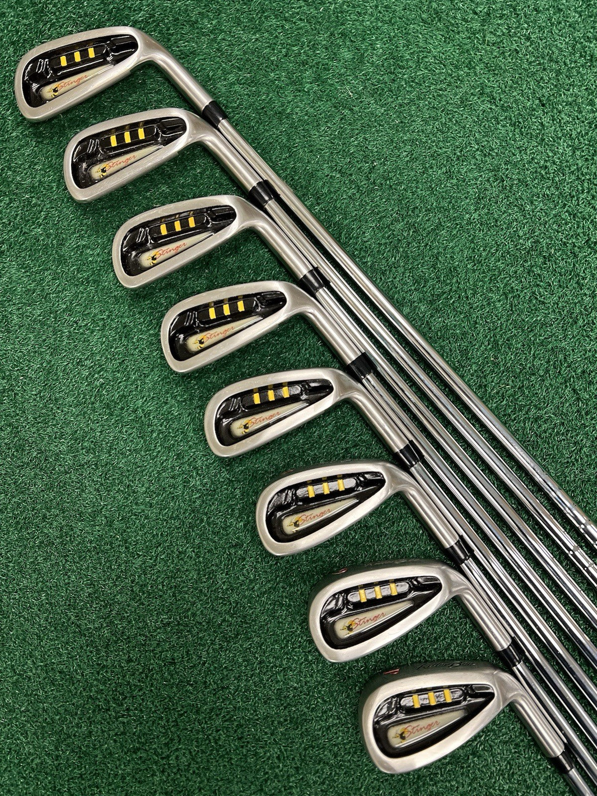 Killer Bee Stinger Iron Set 3-PW Right Hand Regular Flex Steel Shafts ORIGINAL!