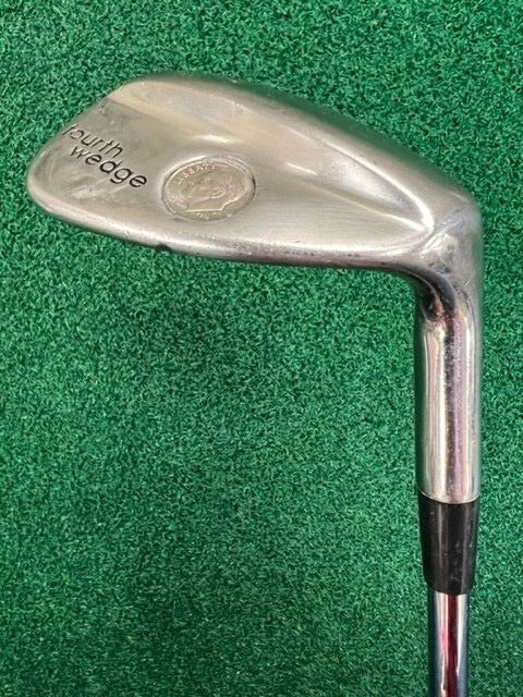 Hi-Lob Fourth Wedge 64* Steel Shaft w/DIME in Medalian Spot Throw DIMES!