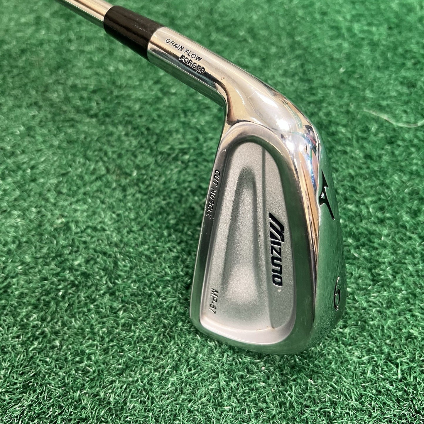 Mizuno MP-57 6 Iron Stiff Flex Dynamic Gold S300 Left Hand MLH Steel Shaft CLEAN