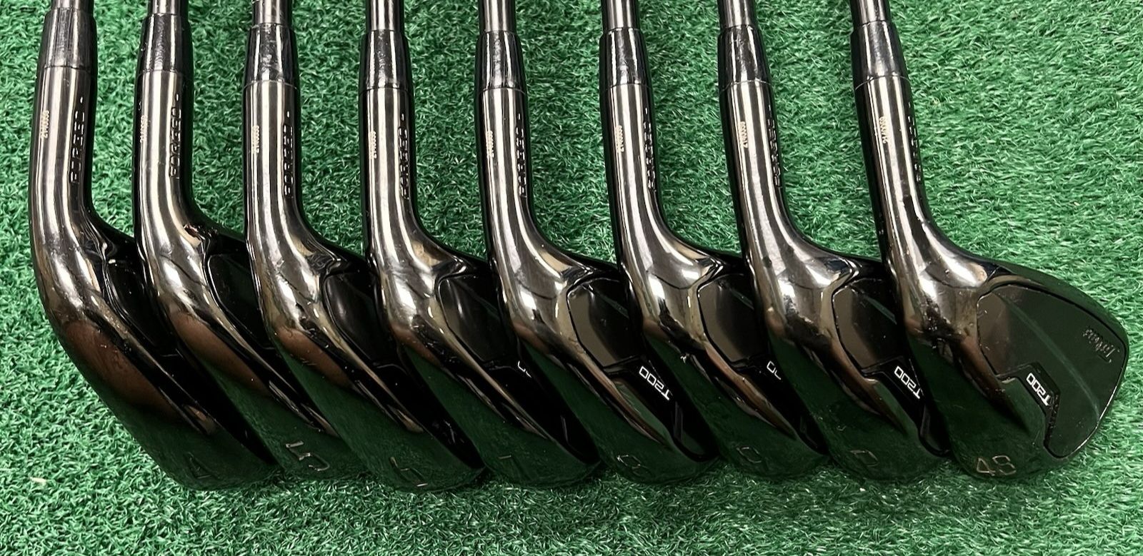 Titleist T200 Black Onyx Iron Set 4-PW+48° MRH Extra Stiff Project X LZ Steel