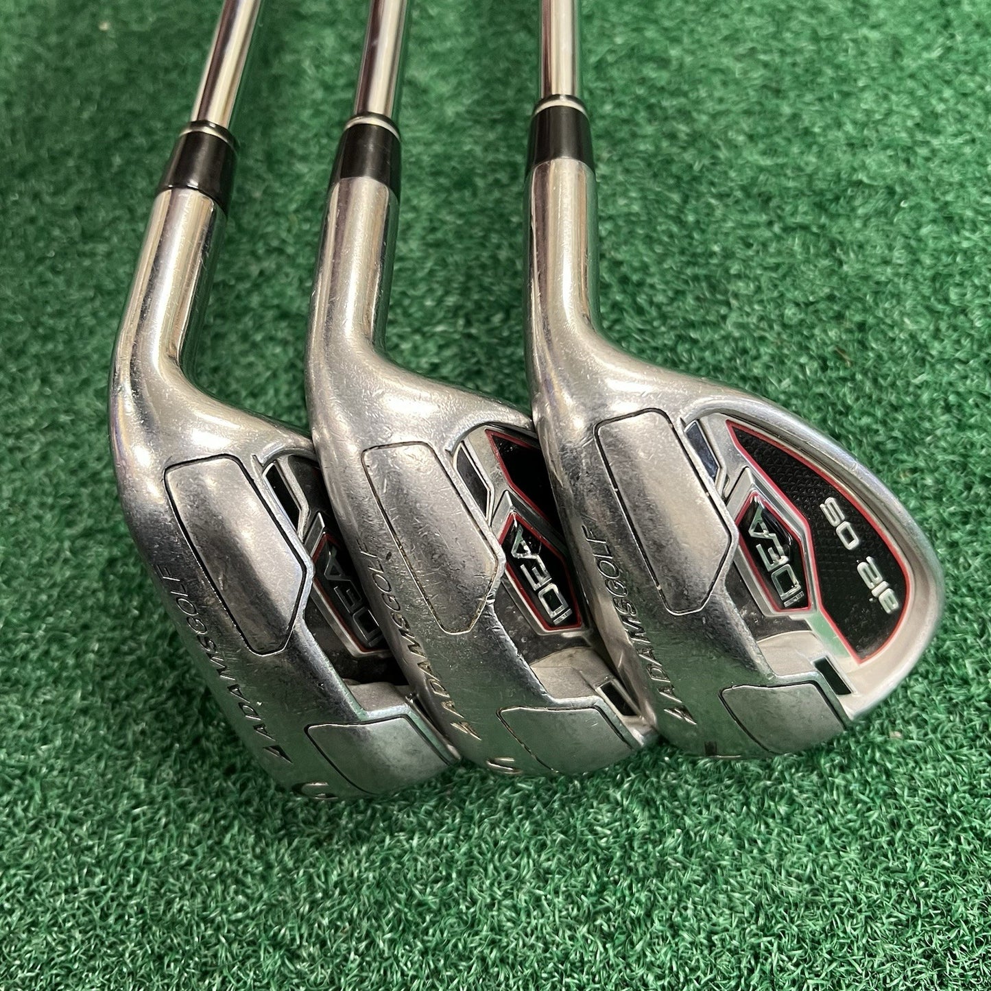 Adams Idea A12 OS Wedge Set GW-SW-LW Men's Right Hand Set of 3 Steel Shafts